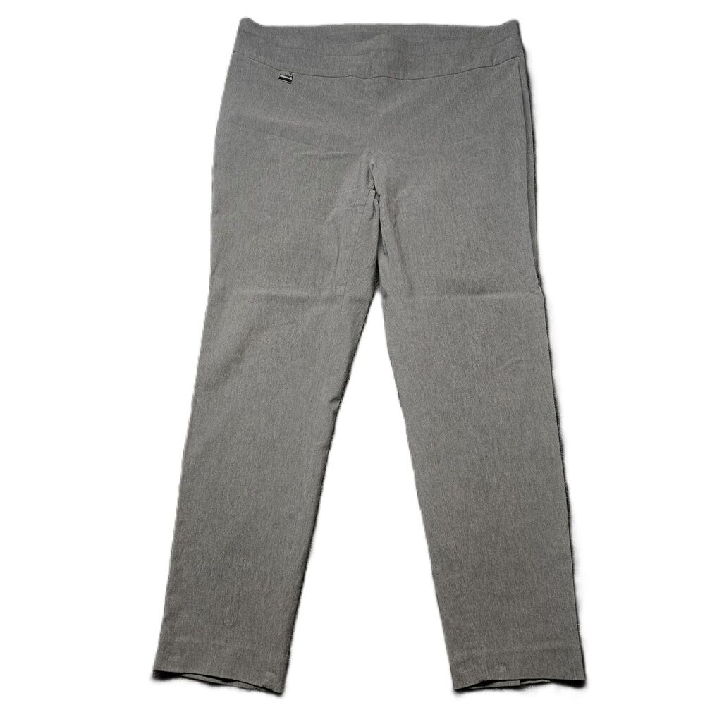 Alfani Women’s Pants 18W Gray Pull‑On Stretch Comfort Career Work